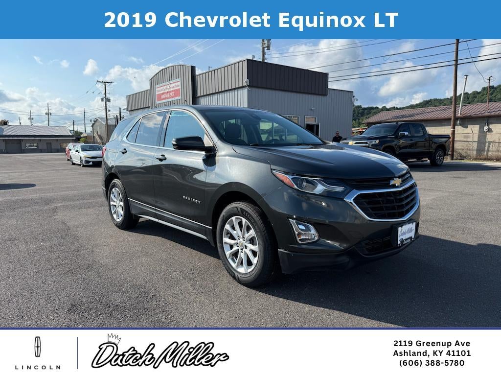 2019 Chevrolet Equinox LT in Nightfall Gray Metallic — front three-quarter view