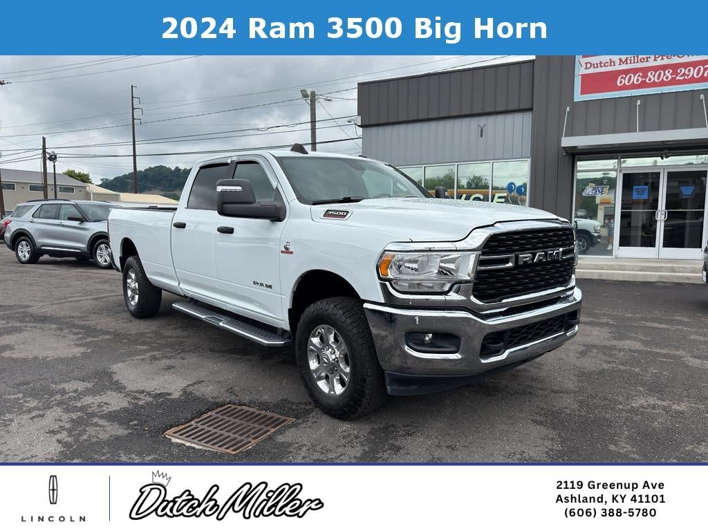 2024 RAM 3500 Big Horn in Bright White Clearcoat — front three-quarter view